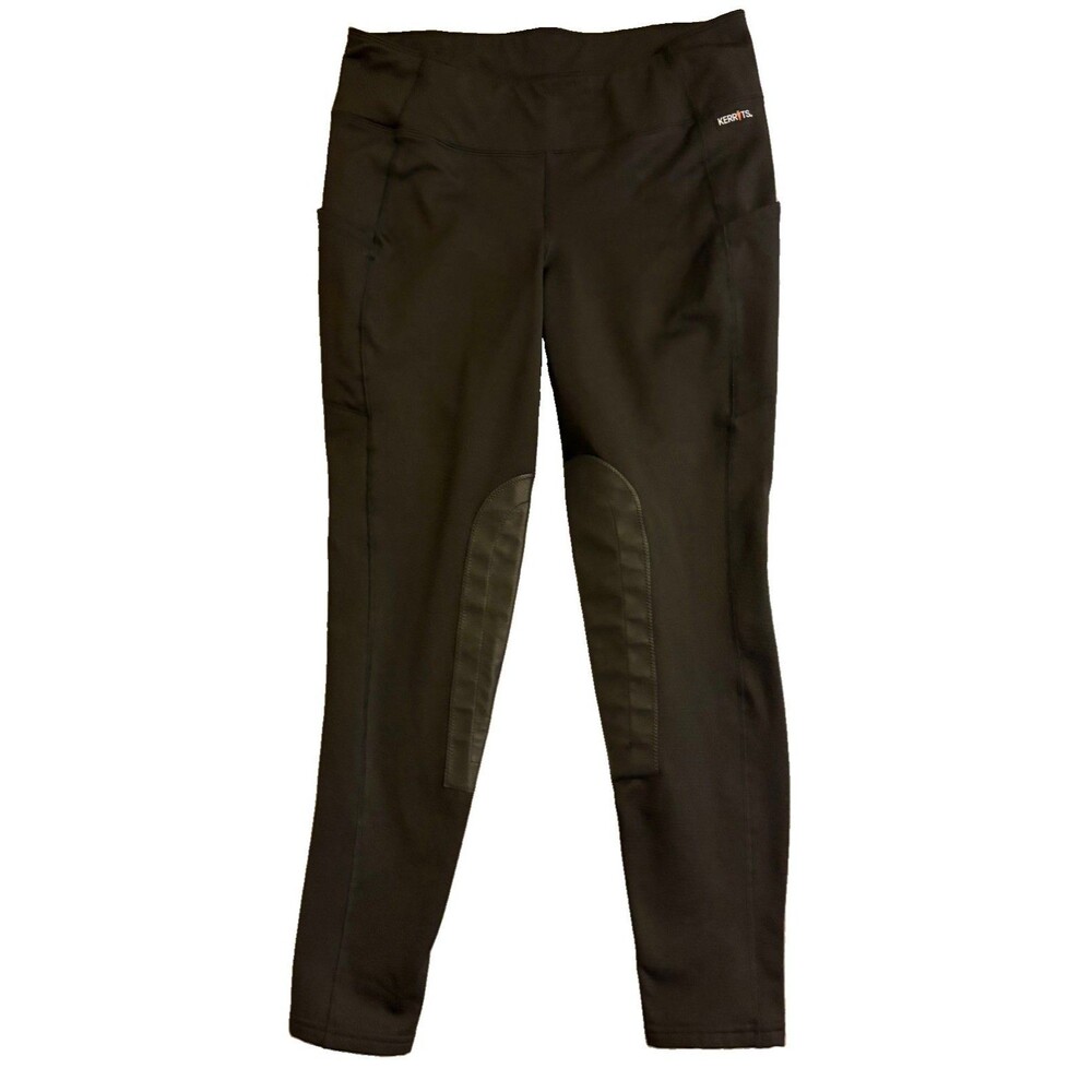Kerrits Equestrian Riding Leggings Pants Black Womens Size XL   EUC
